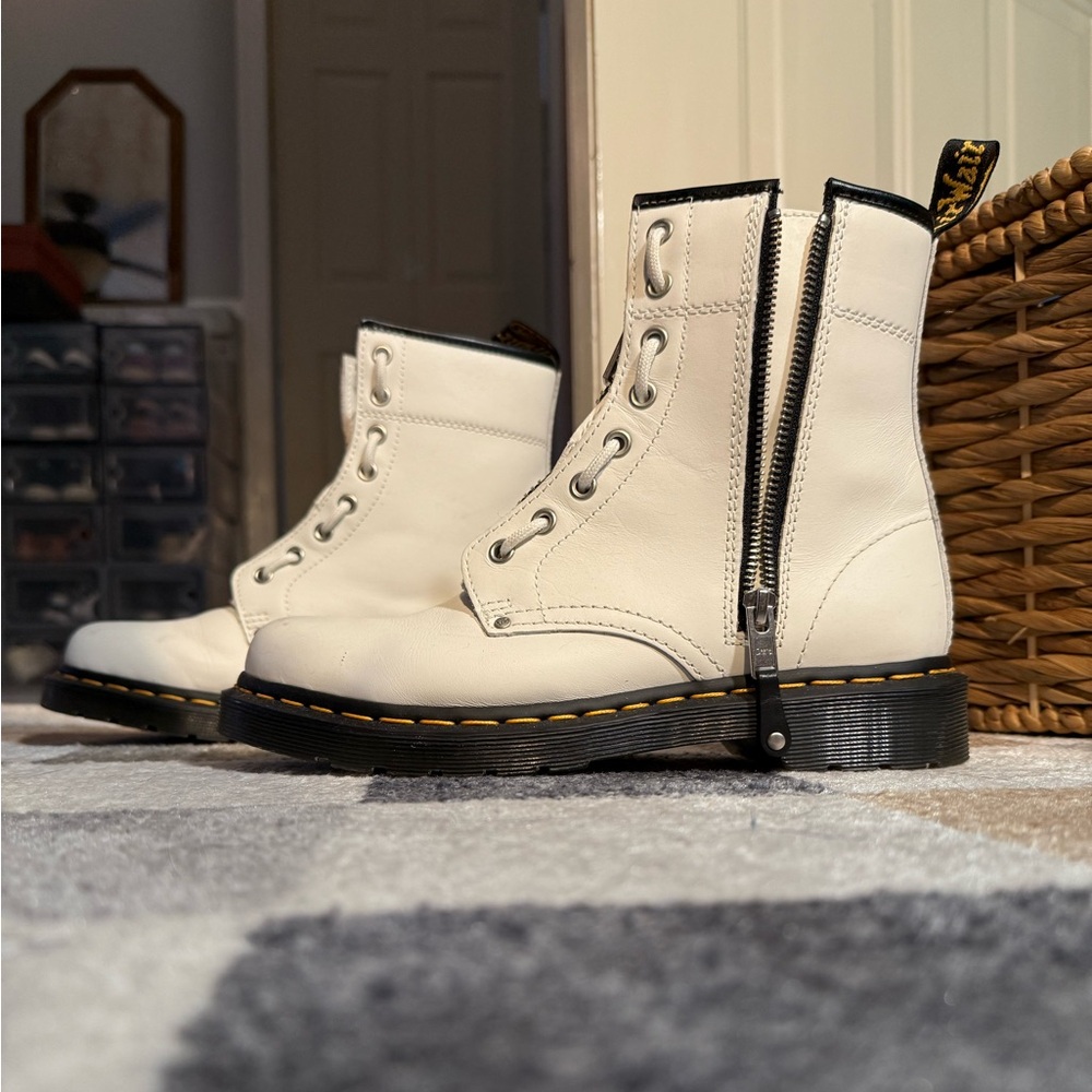 Dr. Martens zip up boots